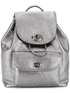 рюкзак на шнурке с эффектом металлик Coach