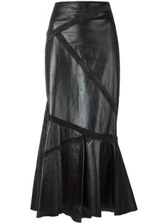 long leather skirt Jean Paul Gaultier Vintage