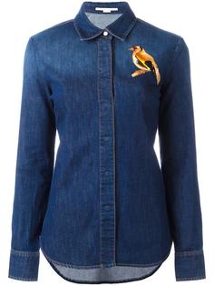 джинсовая рубашка с вышивкой птицы Stella McCartney