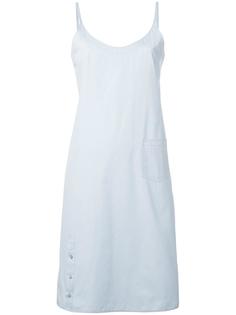 rear button wrap dress Helmut Lang