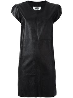 короткое платье с панельным дизайном Mm6 Maison Margiela