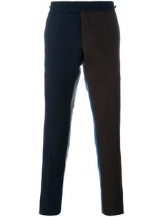 брюки дизайна колор-блок Thom Browne