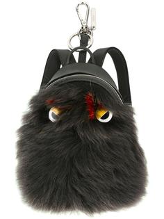 брелок 'Bag Bugs' в форме рюкзака с мехом бобра Fendi