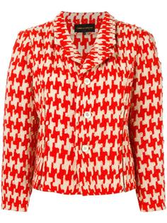 geometric woven jacket Comme Des Garçons Vintage