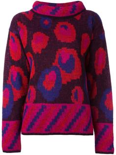 intarsia knit jumper  Yves Saint Laurent Vintage