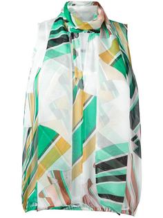 geometric print top Emilio Pucci