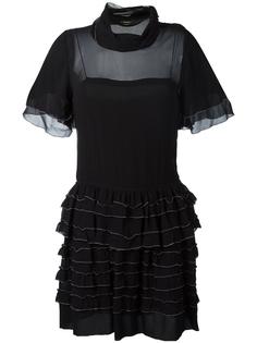 прозрачное платье с оборками Isabel Marant