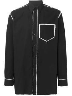 рубашка с контрастной окантовкой Givenchy