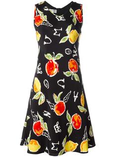 apple print dress Jc De Castelbajac Vintage