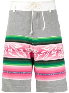 шорты в полоску Sacai