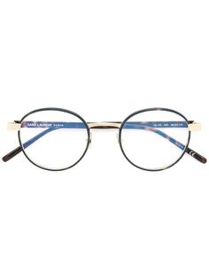 очки с круглой оправой Saint Laurent