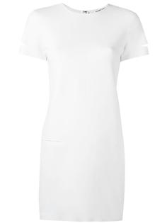 slit sleeves T-shirt dress Helmut Lang