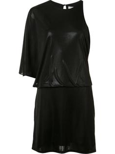 asymmetric shoulders dress Halston Heritage