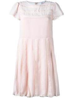 pleated chiffon dress  Red Valentino