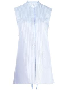 striped apron shirt Helmut Lang