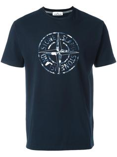 compass print T-shirt  Stone Island
