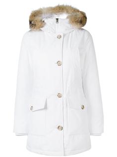 zipped hooded coat Woolrich