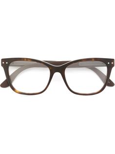 солнцезащитные очки в квадратной оправе Bottega Veneta Eyewear