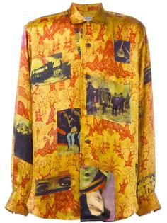 printed silk shirt Yohji Yamamoto Vintage