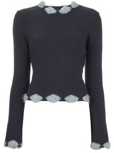 embellished trim jumper Christian Dior Vintage