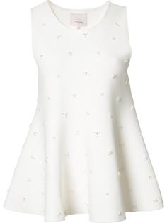 топ с вышивкой Cinq A Sept