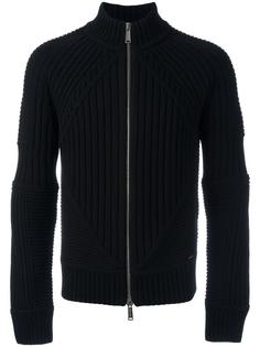 джемпер в рубчик на молнии Dsquared2