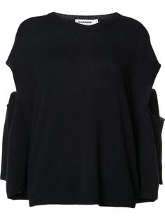 джемпер с вырезными деталями Jil Sander