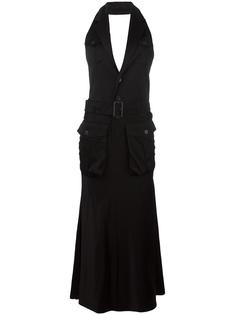 backless halterneck dress Jean Paul Gaultier Vintage