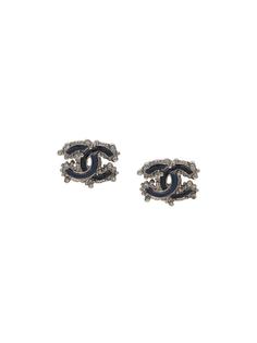 серьги в виде логотипа Chanel Vintage