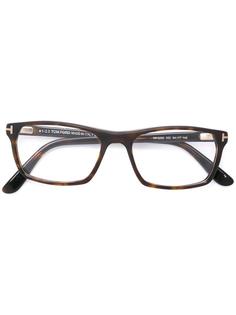 очки в квадратной оправе Tom Ford Eyewear