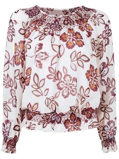 блузка с цветочным принтом Tory Burch
