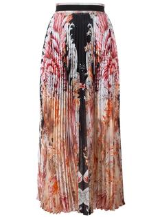floral print pleated skirt Roberto Cavalli