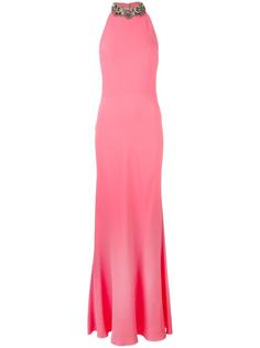 embellished crepe gown Alexander McQueen