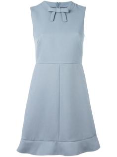 расклешенное платье с бантом Red Valentino