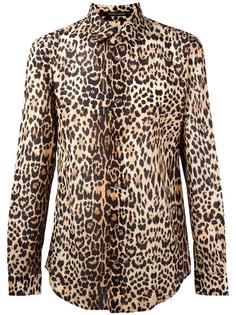 леопардовая рубашка Roberto Cavalli