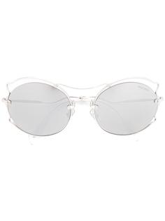 солнцезащитные очки в круглой оправе Miu Miu Eyewear