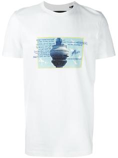 футболка со стилизованным комбинированным принтом Blood Brother