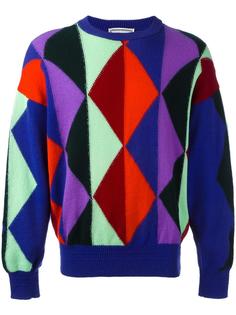 geometric patterned jumper Versace Vintage