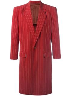 lightweight pinstriped coat Jean Paul Gaultier Vintage