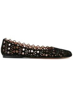 туфли-лодочки с перфорацией Alaïa
