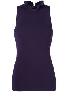 sleeveless ruffle collar top Nina Ricci