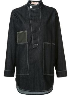свободный джинсовый топ Marni