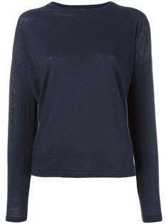 ribbed trim sweatshirt  Vince