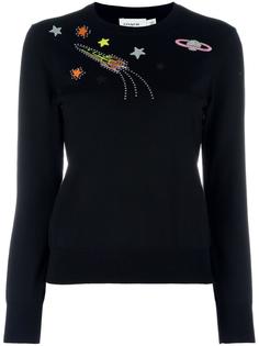space embroidery jumper Coach