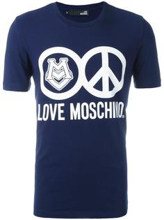 logo print T-shirt Love Moschino