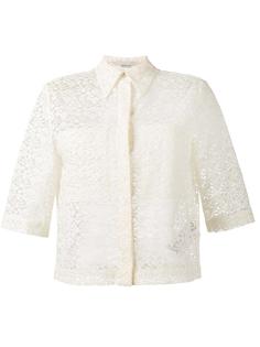 short-sleeved lace shirt Stella McCartney
