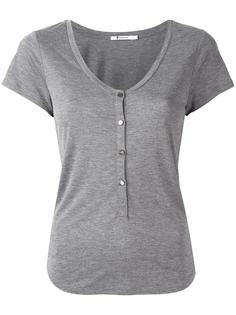 scoop neck T-shirt T By Alexander Wang
