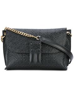 logo embossed shoulder bag Loewe