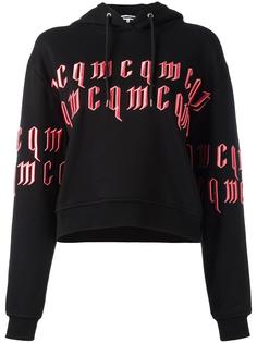 толстовка с вышивкой и капюшоном McQ Alexander McQueen