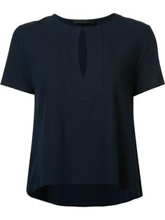 slit neck flared blouse Jenni Kayne